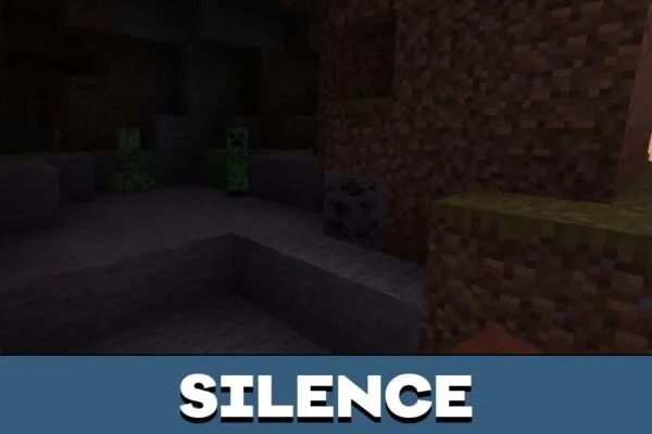 Silence from Cave Sounds Texture Pack for Minecraft PE