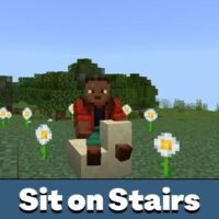 Sit on Stairs Mod for Minecraft PE