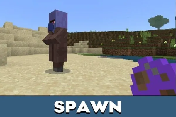 Spawn from Dark Heroes Mod for Minecraft PE