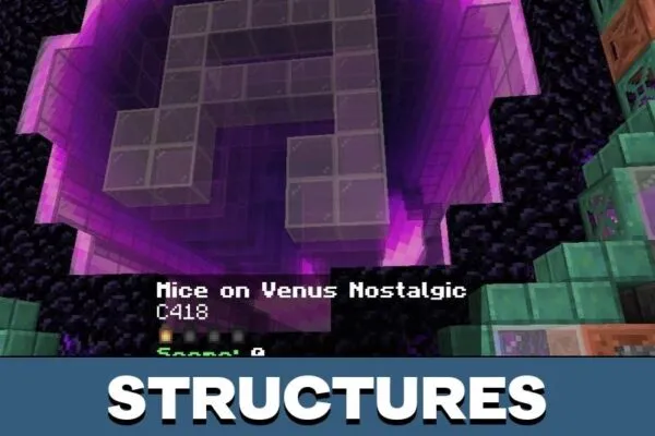 Structures from Beats and Blocks Map for Minecraft PE