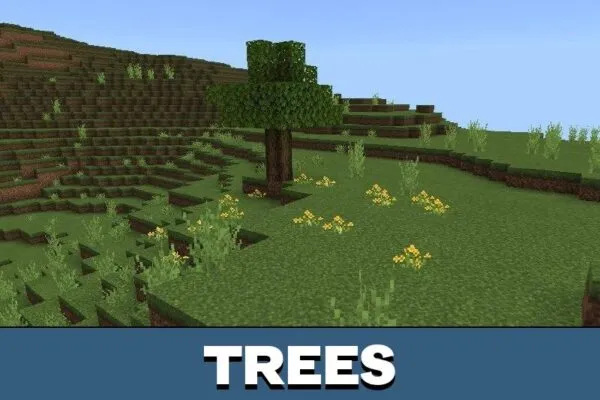 Trees from Stay True Texture Pack for Minecraft PE