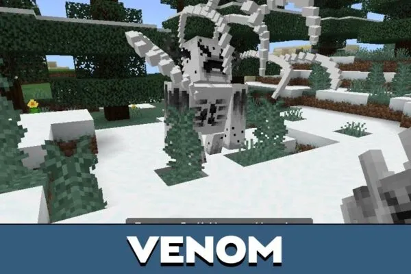 Venom from Mutated Warden Mod for Minecraft PE