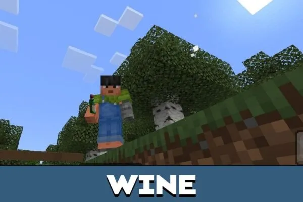 Wine from Silk Road Mod for Minecraft PE