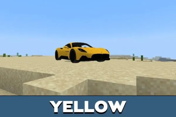 Yellow from Maserati Mod for Minecraft PE