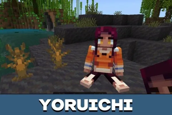 Yoruichi from Bleach Mod for Minecraft PE