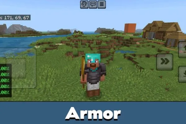 Armor from HUD Texture Pack for Minecraft Bedrock