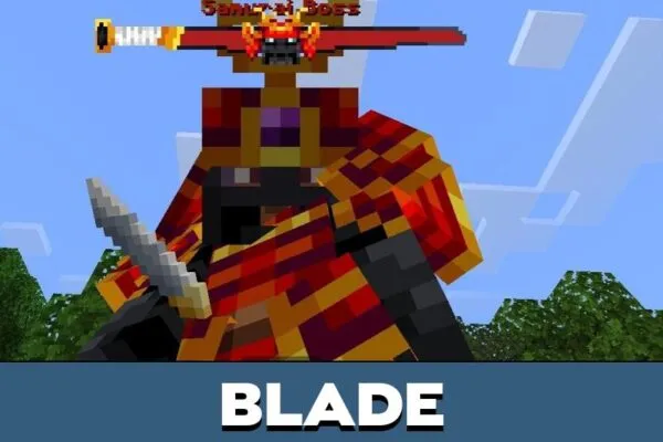 Blade from Samurai Boss Mod for Minecraft PE