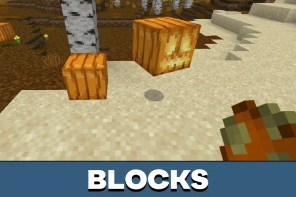 Blocks from Scares of Cube Mod for Minecraft PE