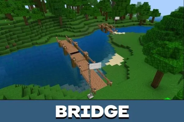 Bridge from Vietnam War Map for Minecraft PE