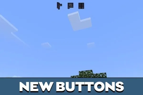 Buttons from Devamped Texture Pack for Minecraft PE