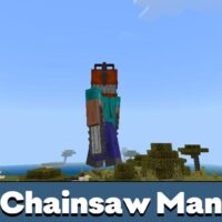 Chainsaw Man Texture Pack for Minecraft PE