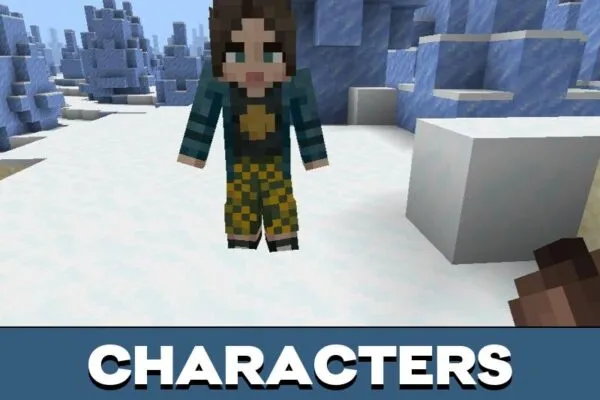 Characters from Movie Mod for Minecraft PE