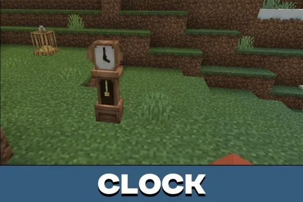 Clock from Furniture Venture Mod for Minecraft PE