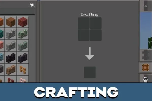 Crafting from Devamped Texture Pack for Minecraft PE