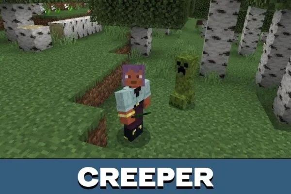 Creeper from Movielike Texture Pack for Minecraft PE