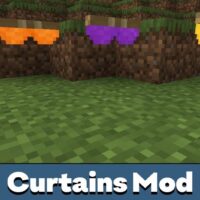 Curtains Mod for Minecraft PE