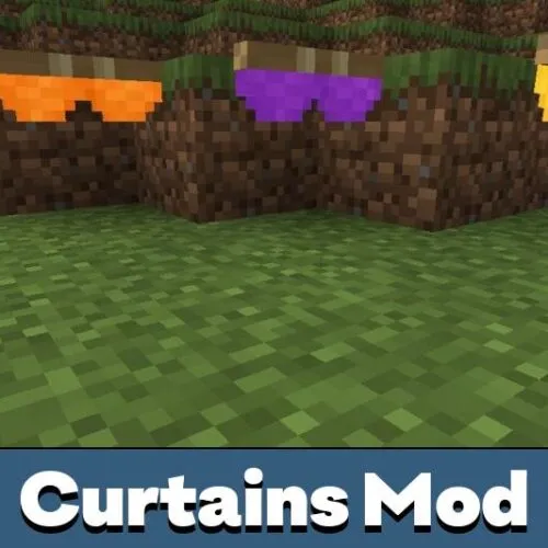 Curtains Mod for Minecraft PE