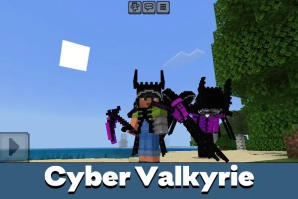 Cyber Valkyrie from Cyber Armors Mod for Minecraft PE