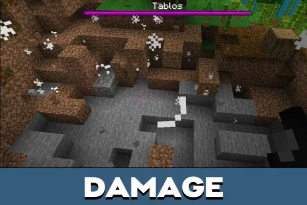 Damage from Tablos Mod for Minecraft PE