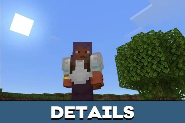 Details from Backpacked Armor Texture Pack for Minecraft PE