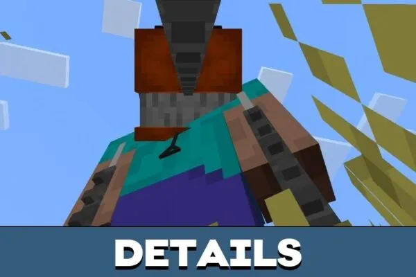 Details from Chainsaw Man Texture Pack for Minecraft PE