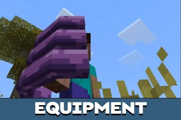 Equipment from Susanoos Protection Texture Pack for Minecraft PE