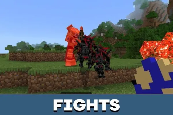 Fights from Beforecraft Mod for Minecraft PE