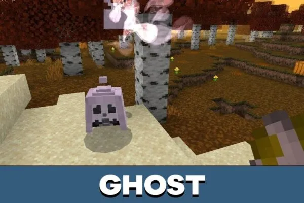 Ghost from Scares of Cube Mod for Minecraft PE