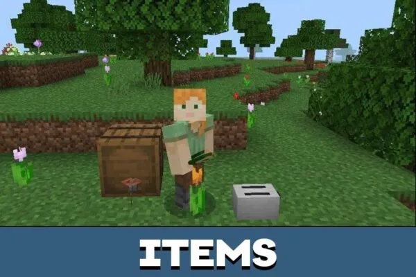 Items from Cooking Mod for Minecraft PE