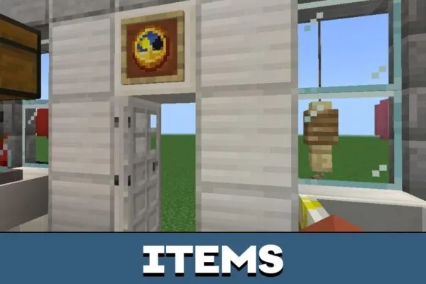 Items from EDU Builders Template Map for Minecraft PE