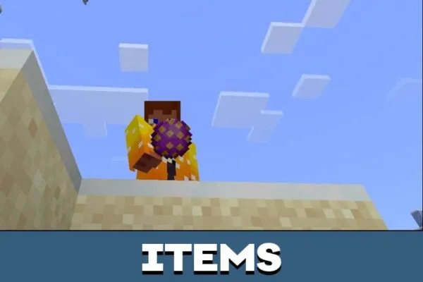 Items from Movie Mod for Minecraft PE