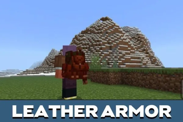 Leather Backpacked Armor Texture Pack for Minecraft PE