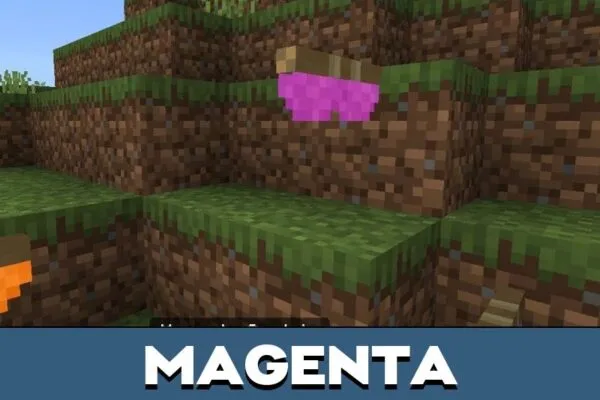 Magenta Curtains Mod for Minecraft PE