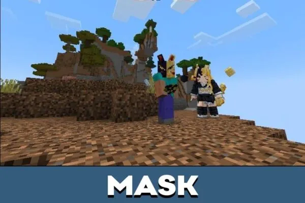 Mask from Kitsune Boss Mod for Minecraft PE