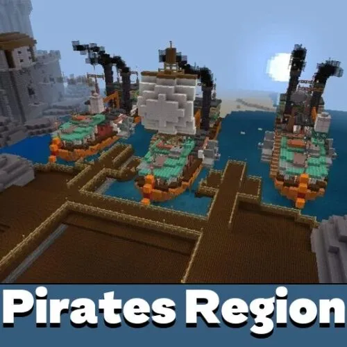 Pirates Region Map for Minecraft PE