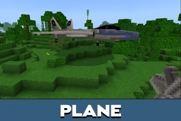 Plane from Vietnam War Map for Minecraft PE