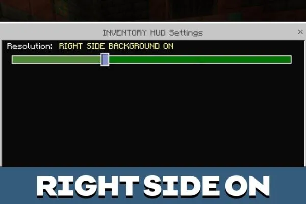 Right Side from Inv HUD Texture Pack for Minecraft PE