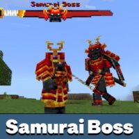 Samurai Boss Mod for Minecraft PE