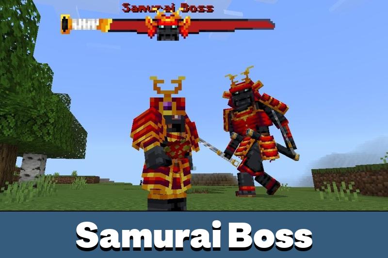 Samurai Boss Mod for Minecraft PE