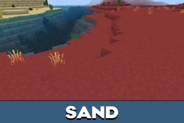 Sand from Block Pixel Texture Pack for Minecraft PE