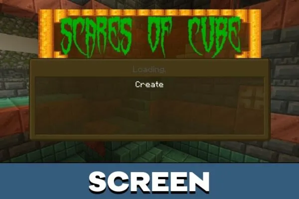 Screen from Scares of Cube Mod for Minecraft PE