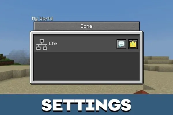 Settings from VDX Java UI Texture Pack for Minecraft PE