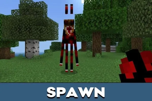 Spawn from Pumpkin Man Mod for Minecraft PE