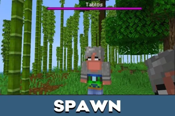 Spawn from Tablos Mod for Minecraft PE