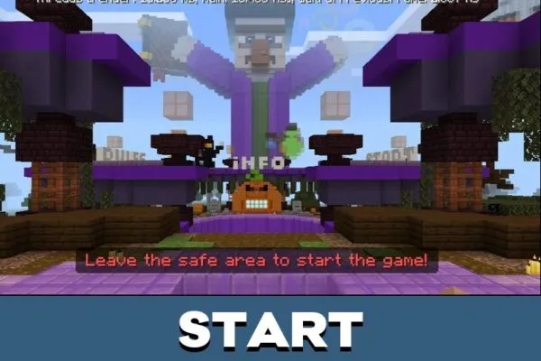 Start from Halloween Map for Minecraft PE