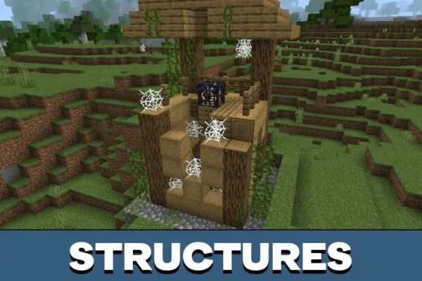 Structures from Beforecraft Mod for Minecraft PE