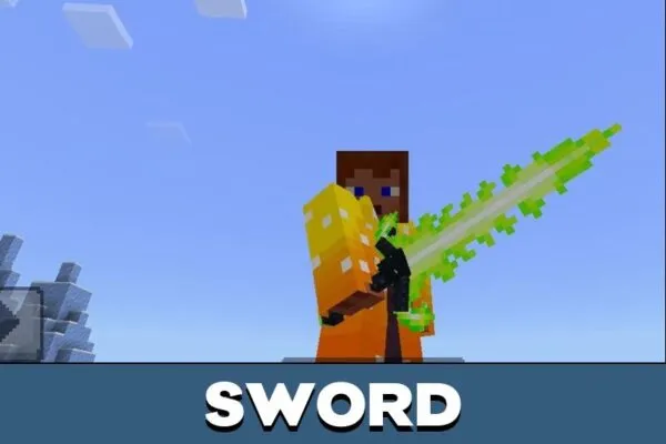 Sword from Movie Mod for Minecraft PE