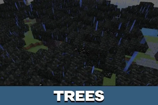 Trees from Pale Garden Map for Minecraft PE