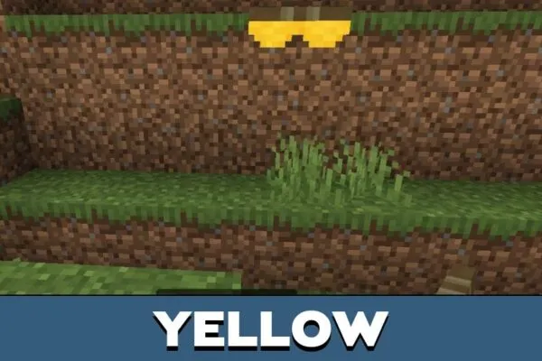 Yellow Curtains Mod for Minecraft PE