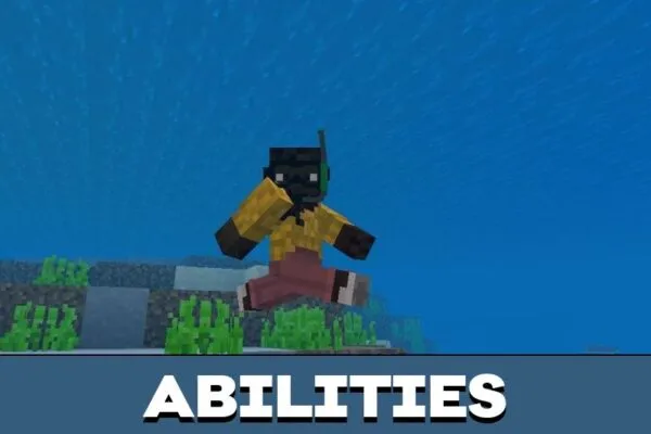 Abilities from Scuba Googles Mod for Minecraft PE